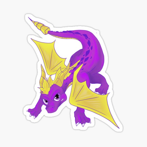 Vista previa del artículo con la obra «Spyro el dragón», diseñado y vendido por Lewashere.