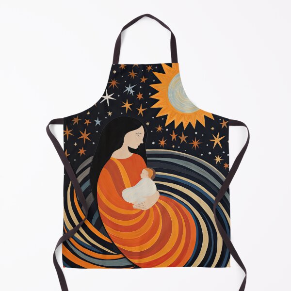 Item preview, Celestial Embrace: Mother and Child designed and sold by krishutd.