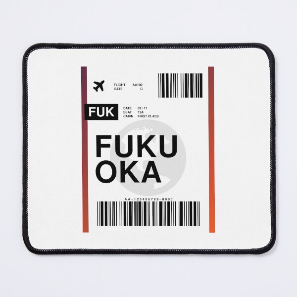 Item preview, Fukuoka Boarding Pass designed and sold by RabbitK.