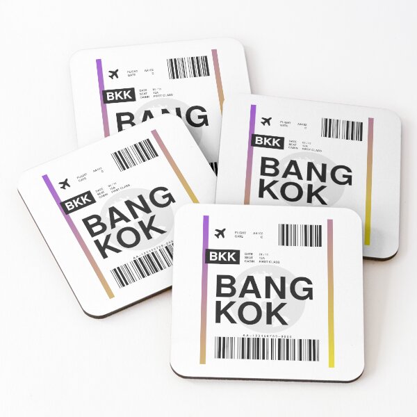 Item preview, Bangkok Boarding Pass designed and sold by RabbitK.