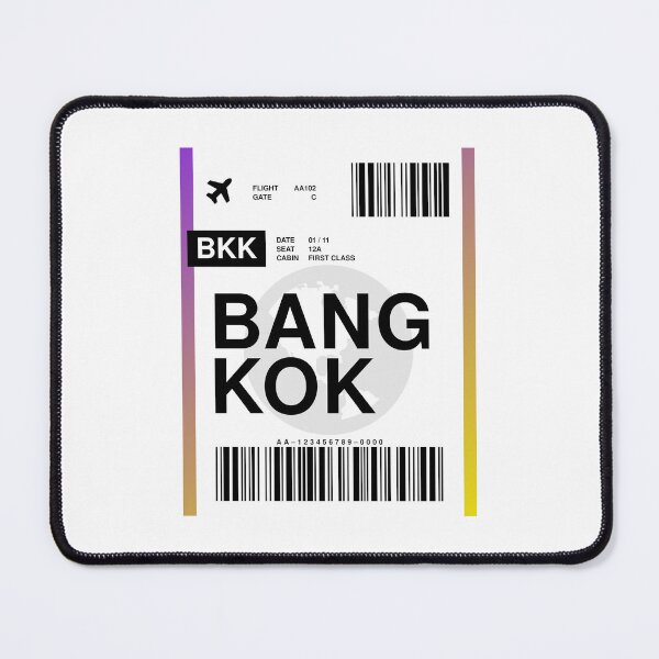 Item preview, Bangkok Boarding Pass designed and sold by RabbitK.