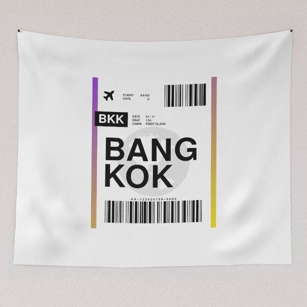 Item preview, Bangkok Boarding Pass designed and sold by RabbitK.