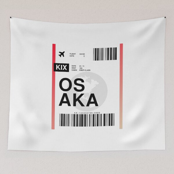 Item preview, Osaka Boarding Pass designed and sold by RabbitK.