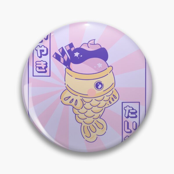 Item preview, taiyaki ice cream kawaii japan art designed and sold by Puuk.