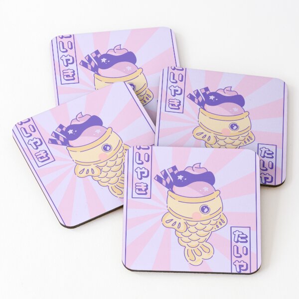 Item preview, taiyaki ice cream kawaii japan art designed and sold by Puuk.