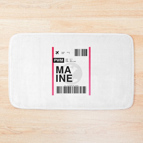 Item preview, Maine Boarding Pass designed and sold by RabbitK.