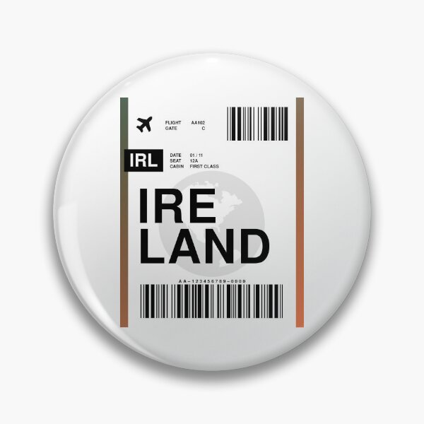 Item preview, Ireland Boarding Pass designed and sold by RabbitK.