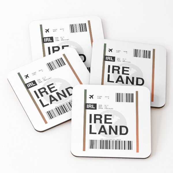 Item preview, Ireland Boarding Pass designed and sold by RabbitK.
