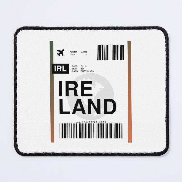 Item preview, Ireland Boarding Pass designed and sold by RabbitK.