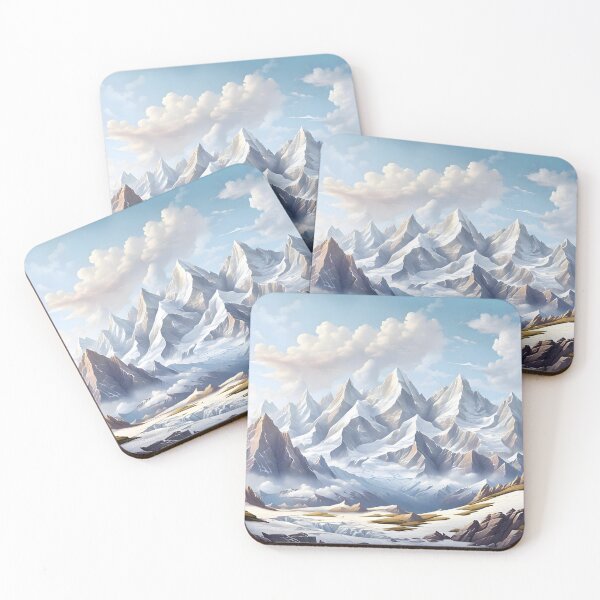 Item preview, Seamless Mountain Range Illustration: A Stunning Display of Nature's Beauty designed and sold by Best-Art-32.