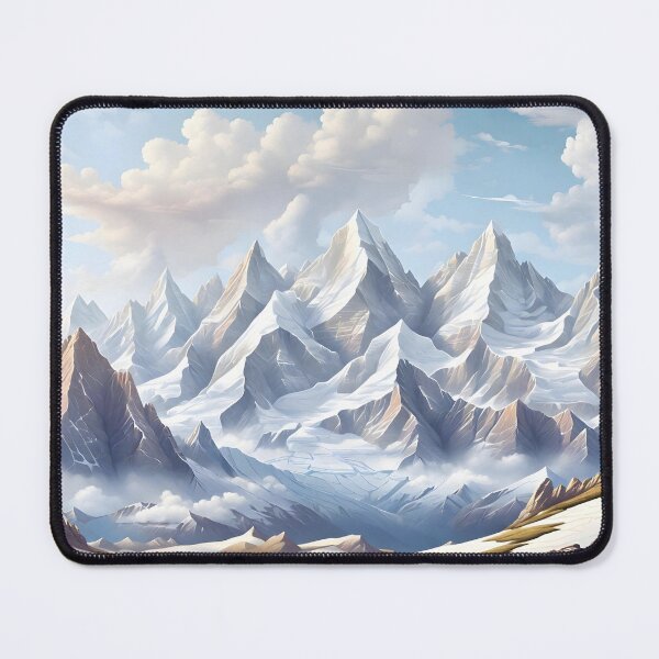 Item preview, Seamless Mountain Range Illustration: A Stunning Display of Nature's Beauty designed and sold by Best-Art-32.