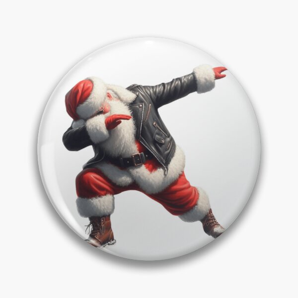 Artikelvorschau, Der Weihnachtsmann tupft in Stiefeln und Lederjacke entworfen und verkauft von erkabees.