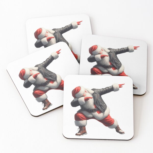 Item preview, Santa Claus Dabbing wearing Boots and Leather Jacket designed and sold by erkabees.
