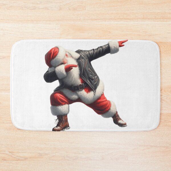 Item preview, Santa Claus Dabbing wearing Boots and Leather Jacket designed and sold by erkabees.