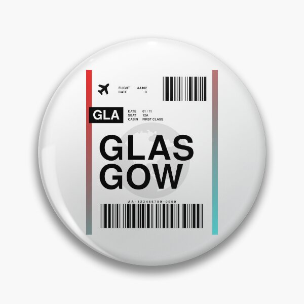Item preview, Glasgow Boarding Pass designed and sold by RabbitK.