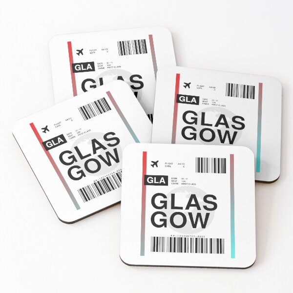 Item preview, Glasgow Boarding Pass designed and sold by RabbitK.