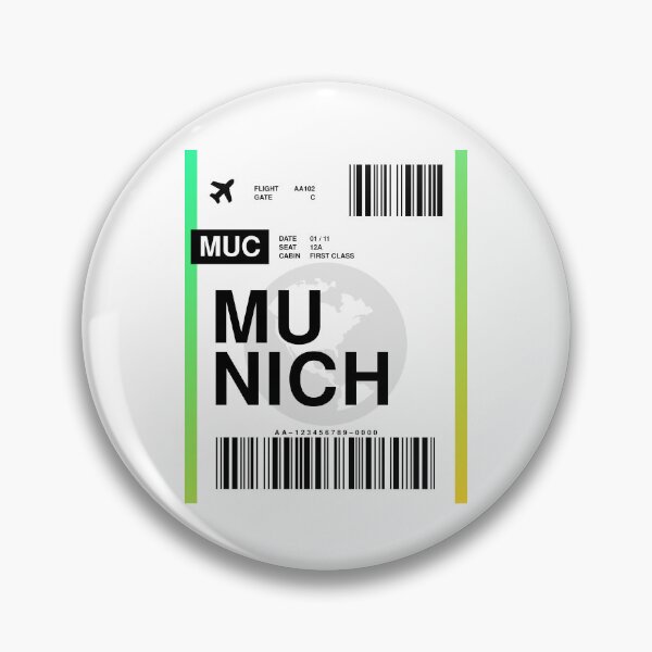 Item preview, Munich Boarding Pass designed and sold by RabbitK.