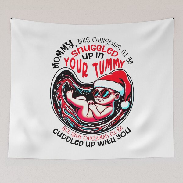Item preview, Merry Christmas from the Tummy - A Funny and Heartwarming Pregnancy Announcement designed and sold by Dolphin Graphic.