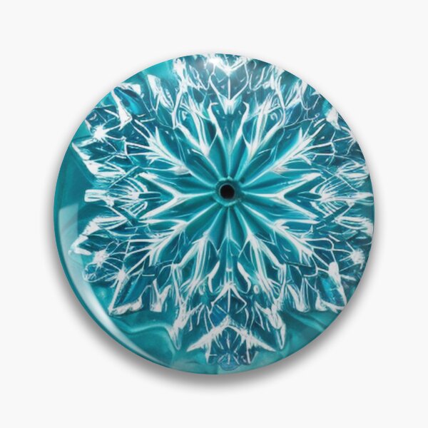 Item preview, Copo de nieve abstracto azul designed and sold by Hmelliger.