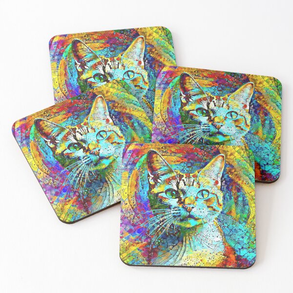 Item preview, Abstractions of abstract abstraction of cat. DeepDream #8925154580023 designed and sold by blackhalt.