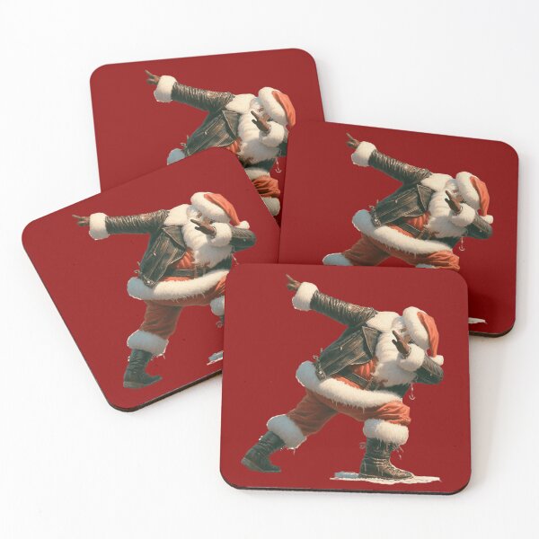 Item preview, Santa Claus Dabbing wearing Boots and Leather Jacket  designed and sold by erkabees.
