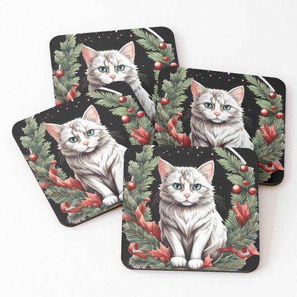 Item preview, Stern Holiday Kitty designed and sold by CAutumnTrapp.