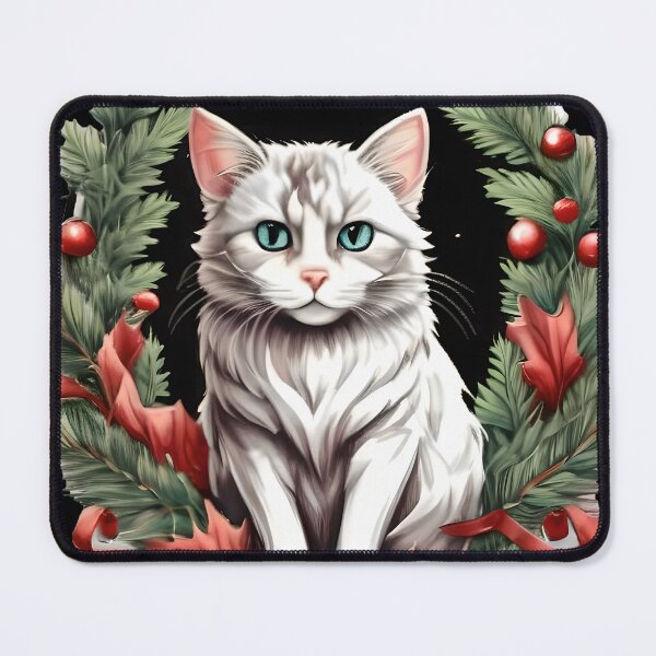 Item preview, Stern Holiday Kitty designed and sold by CAutumnTrapp.