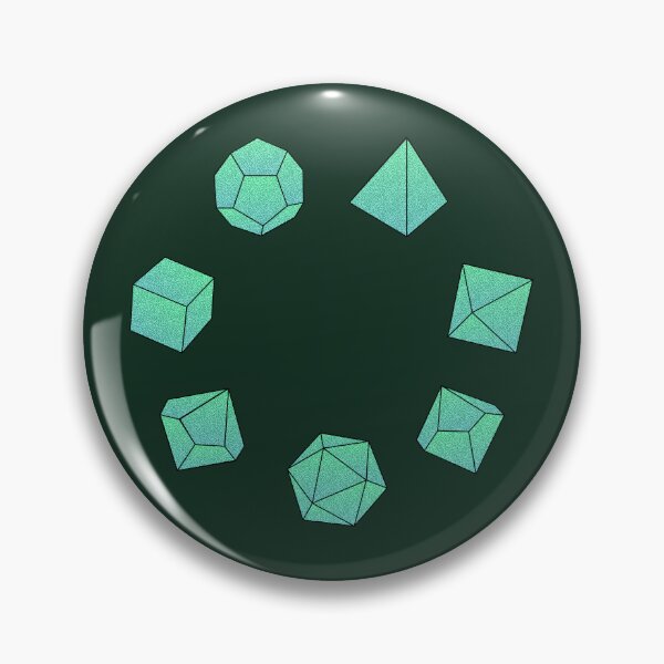 Item preview, Green Polyhedral Dice designed and sold by Pixel and Paintbrush.