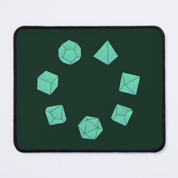 Item preview, Green Polyhedral Dice designed and sold by Pixel and Paintbrush.