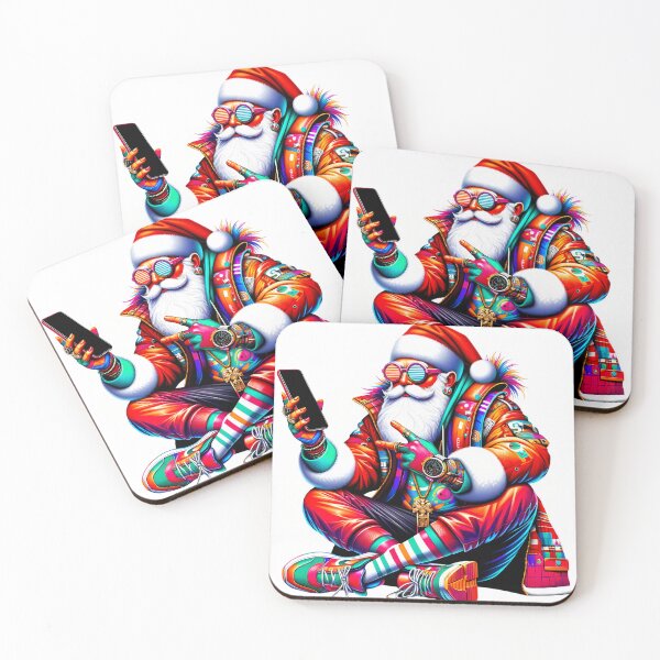 Item preview, "Vogue Santa: Redefining Holiday Chic" designed and sold by VectorVoyage.