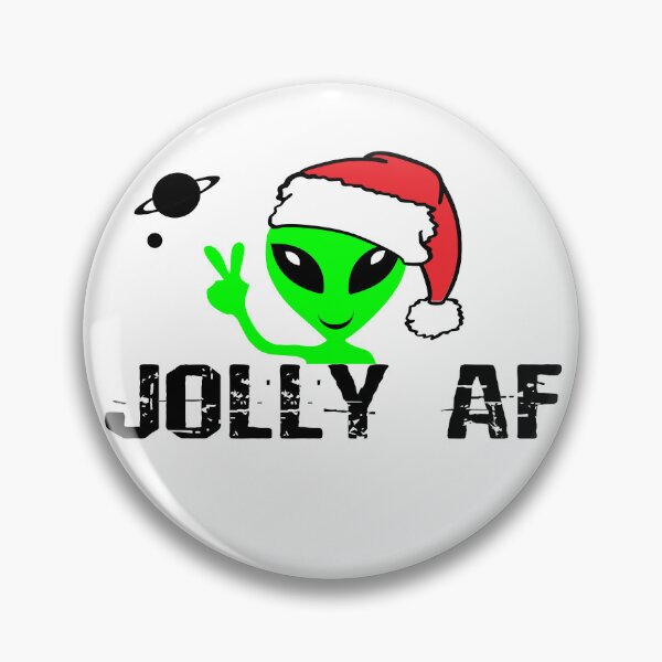 Artikelvorschau, Jolly AF Alien Weihnachts-UFO entworfen und verkauft von Chelsealuv Krigbaum.