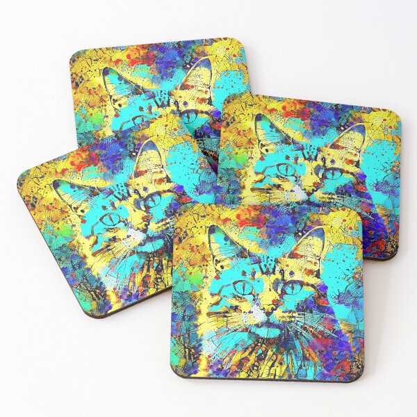 Item preview, Abstractions of abstract abstraction of cat. DeepDream #6924188235540 designed and sold by blackhalt.