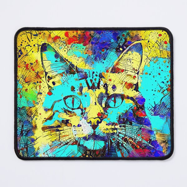 Item preview, Abstractions of abstract abstraction of cat. DeepDream #6924188235540 designed and sold by blackhalt.