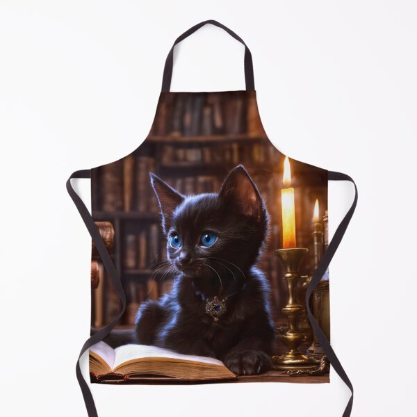 Item preview, The Old World Library Cat designed and sold by Lava Tigers Art.