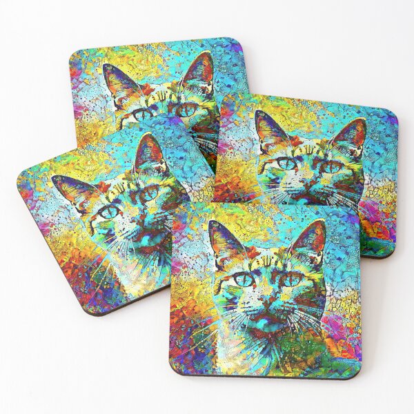 Item preview, Abstractions of abstract abstraction of cat. DeepDream #7623190513425 designed and sold by blackhalt.