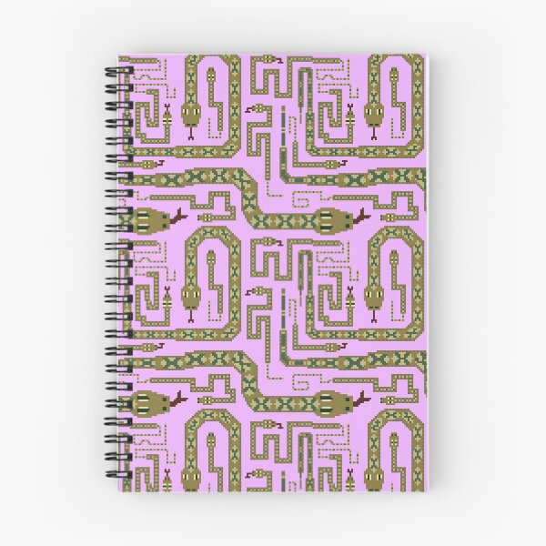 Item preview, Garter sneaky snake pixel pattern. Pink designed and sold by SamohtCreates.
