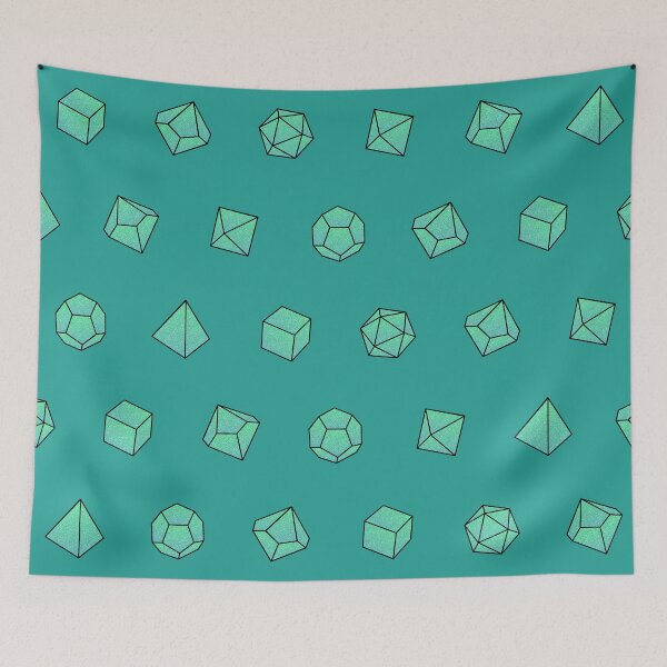 Item preview, Green Polyhedral Dice designed and sold by Pixel and Paintbrush.