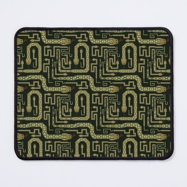 Item preview, Garter sneaky snake pixel pattern. Green designed and sold by SamohtCreates.