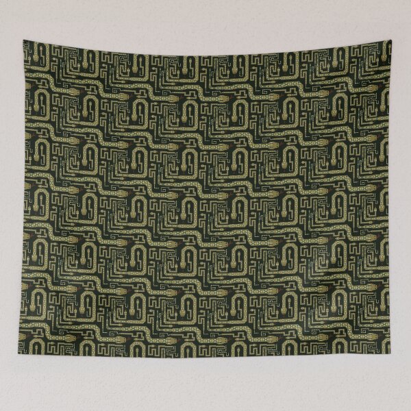 Item preview, Garter sneaky snake pixel pattern. Green designed and sold by SamohtCreates.