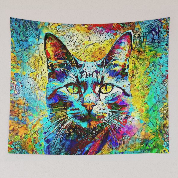 Item preview, Abstractions of abstract abstraction of cat. DeepDream #4321564800184 designed and sold by blackhalt.