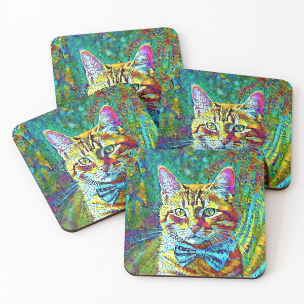 Item preview, Abstractions of abstract abstraction of cat. DeepDream #1431639019953 designed and sold by blackhalt.
