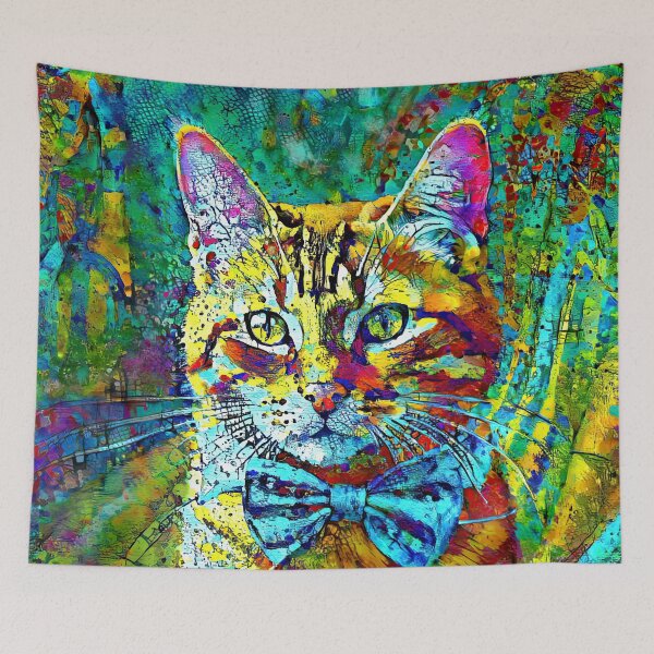 Item preview, Abstractions of abstract abstraction of cat. DeepDream #1431639019953 designed and sold by blackhalt.