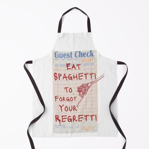 Item preview, Eat Spaghetti To Forget Your Regretti Guest Check designed and sold by clmstudio.