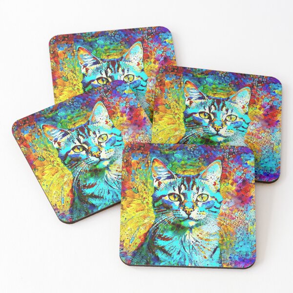Item preview, Abstractions of abstract abstraction of cat. DeepDream #6817981650942 designed and sold by blackhalt.