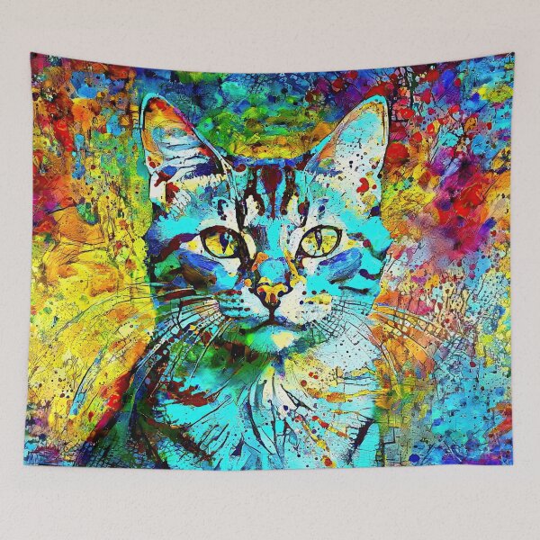 Item preview, Abstractions of abstract abstraction of cat. DeepDream #6817981650942 designed and sold by blackhalt.