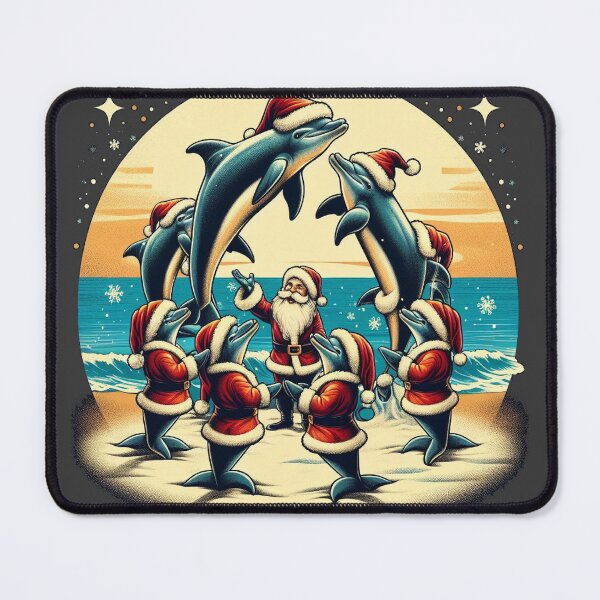 Item preview, Santa Claus Dolphin Whisperer designed and sold by LemuellTrends.