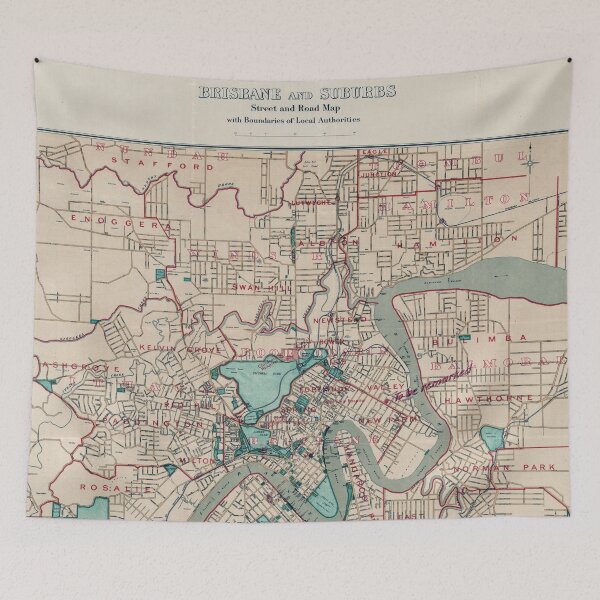 Item preview, 1897 Historical Map of Brisbane designed and sold by housedetective.