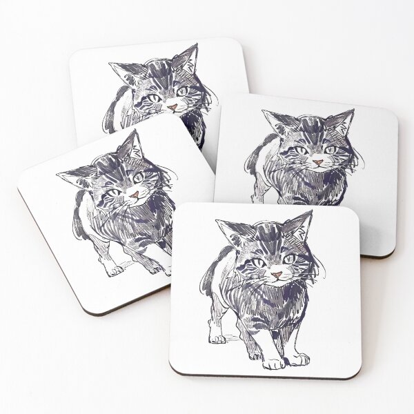 Item preview, Whiskers' Playful Magic: A Minimalist Cat designed and sold by SirZeus.