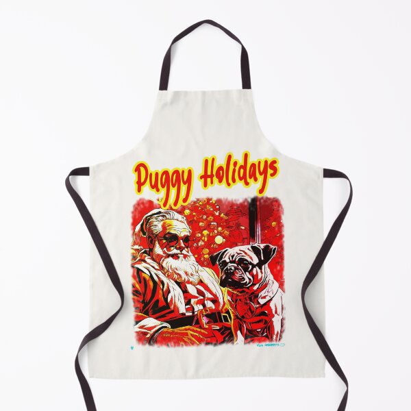 Item preview, Pug HAPPY HOLIDAYS 35 PUGGY HOLIDAYS designed and sold by RedBluffTraders.