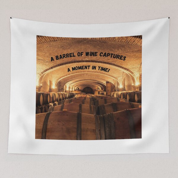Item preview, A Barrel of Wine Captures a Moment In Time! designed and sold by TidyKitchenInc.